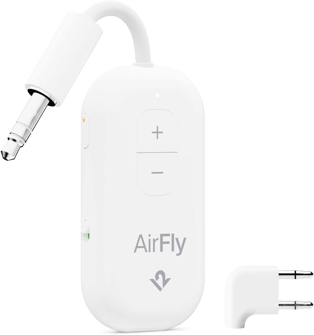 Detalle de Twelve South AirFly Pro 2 Deluxe – drahtloser Sender/Empfänger mit Audio-Sharing für bis zu 2 AirPods & Kopfhörer