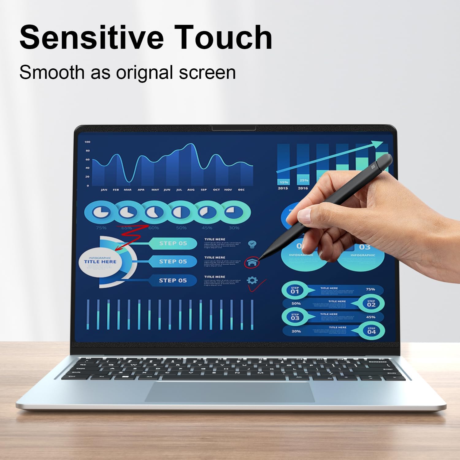 Thumbnail 5 de STARY Magnetic Privacy Screen 15 inch
