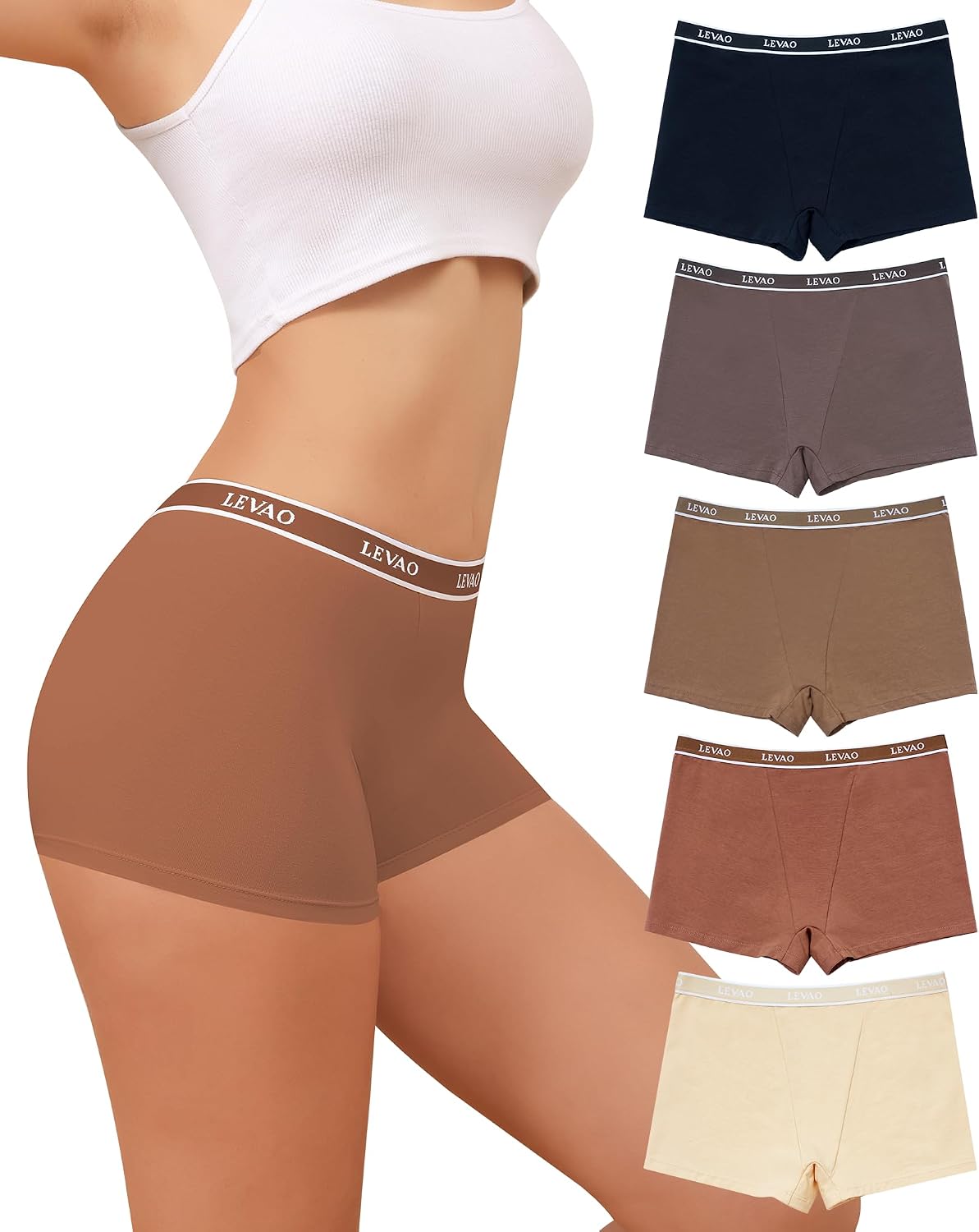 Thumbnail 5 de LEVAO Cotton Boyshort Underwear
