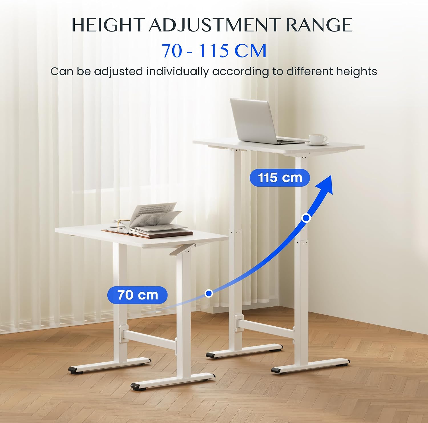 Thumbnail 4 de FLEXISPOT Small Standing Desk 80×50cm