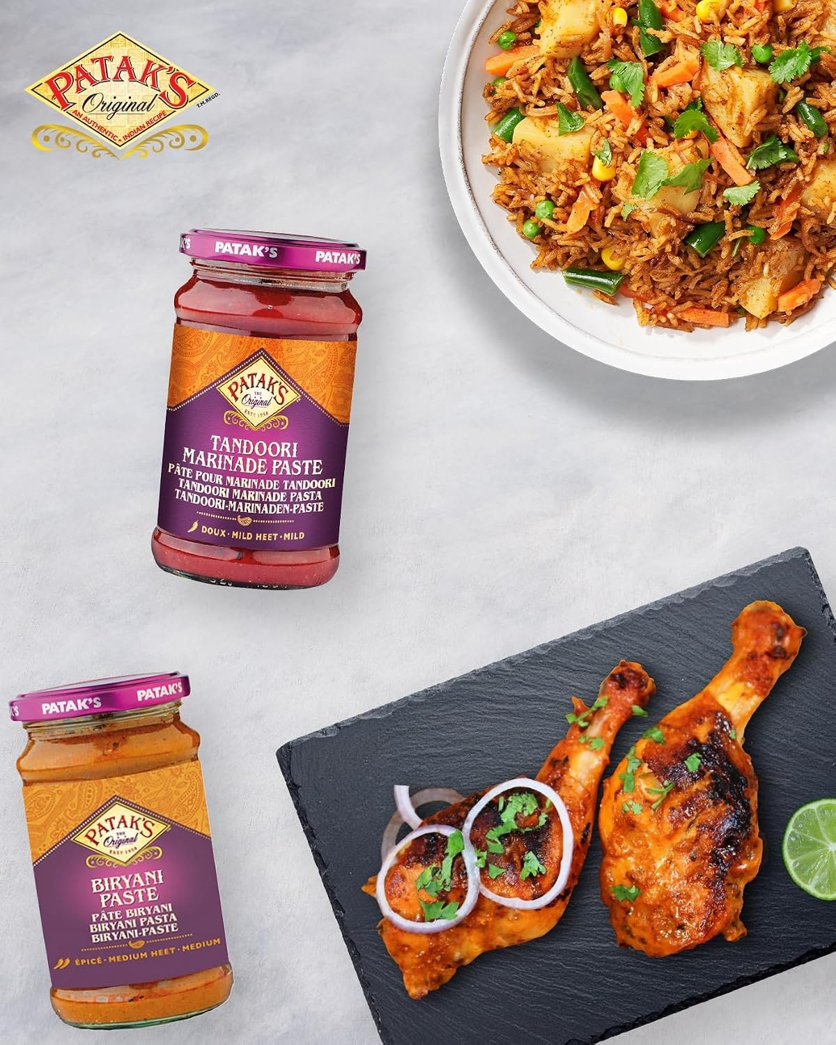 Thumbnail 6 de Patak's Vindaloo Currypaste 6er Pack (6 x 283 g) – Indien importierte Würze im praktischen Mehrfach-Pack