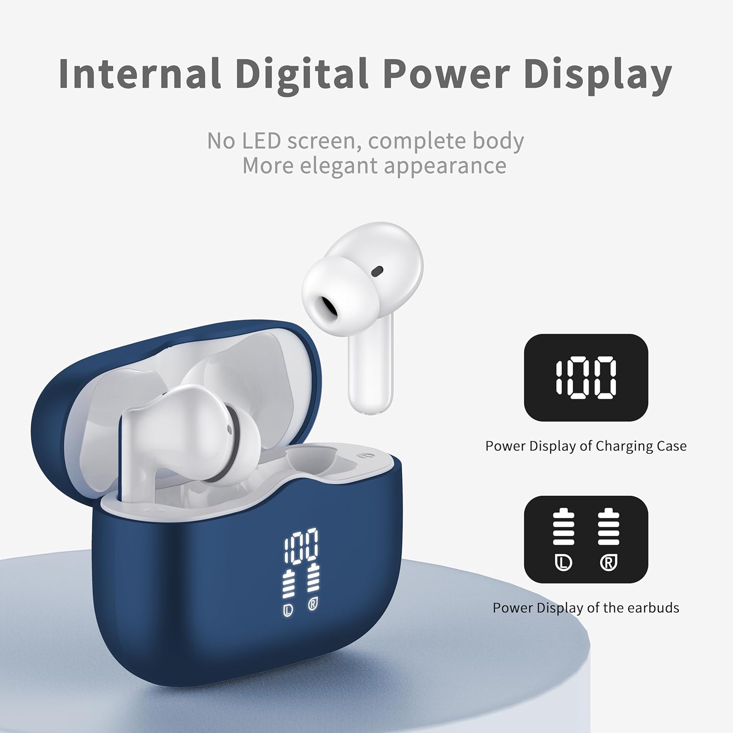 Thumbnail 1 de Bluetooth In-Ear Kopfhörer A97 (Bluetooth 5.3) mit 4-Mic-ENC, bis zu 40 h Spielzeit und IP7 Wasserschutz