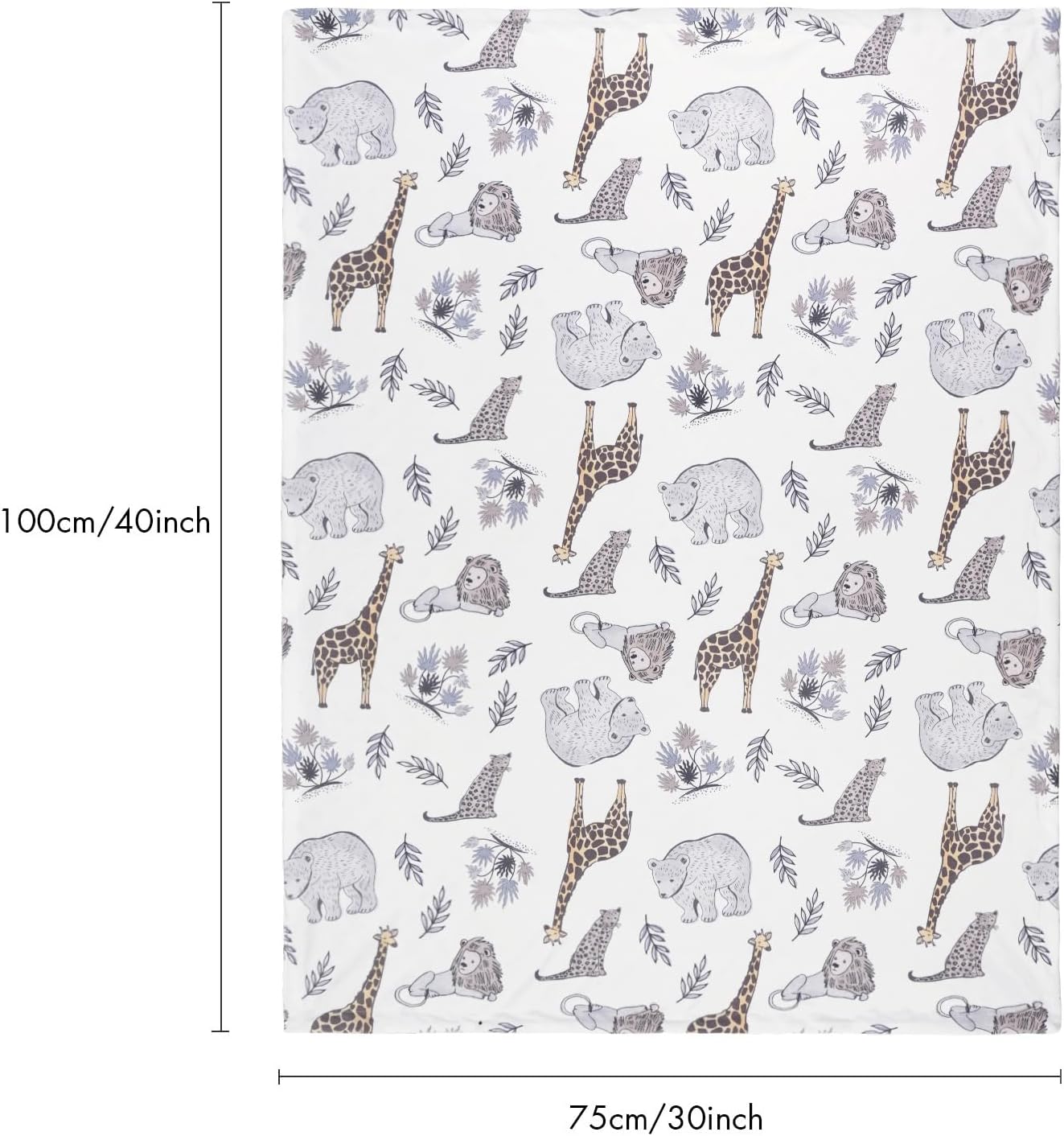 Detalle 2 de Soarwg Kids Lion baby blanket 75x100cm