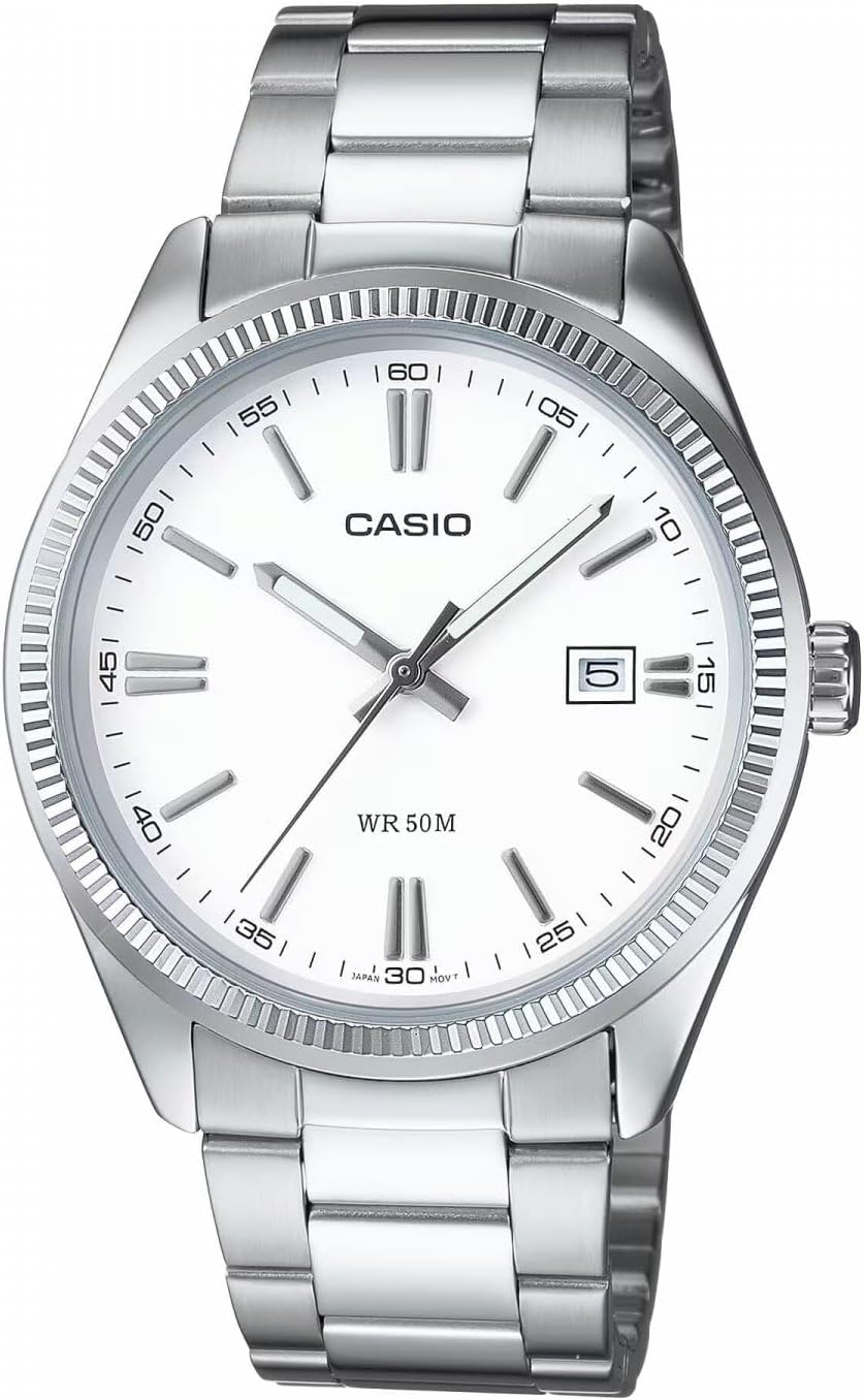 Thumbnail 1 de Casio Q.Nero C.Bracc Plata 39mm reloj