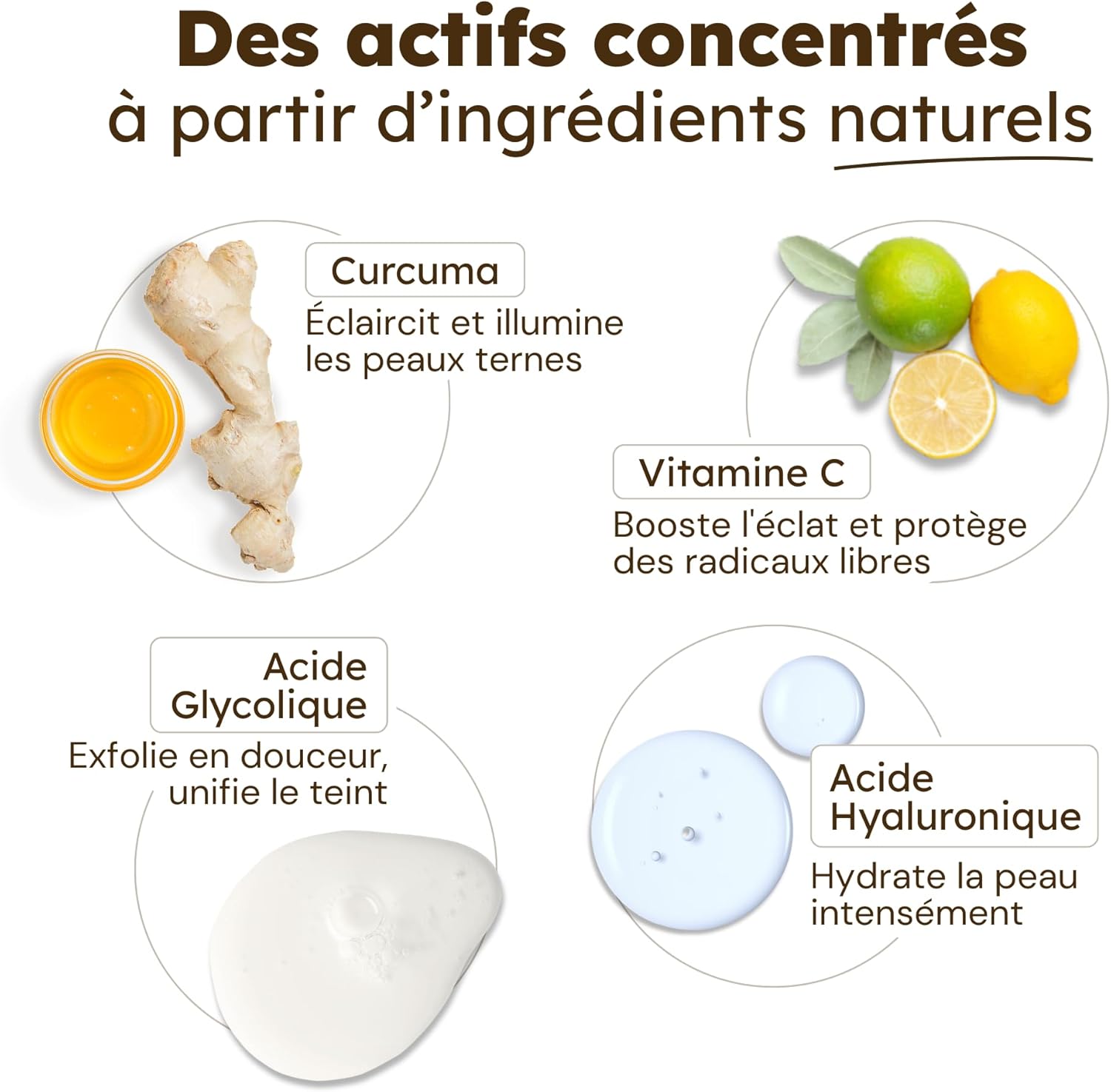 Detalle de Séfia Sérum Anti-Imperfections Visage 30 ml – Curcuma, Vitamine C et AHA pour un teint plus homogène