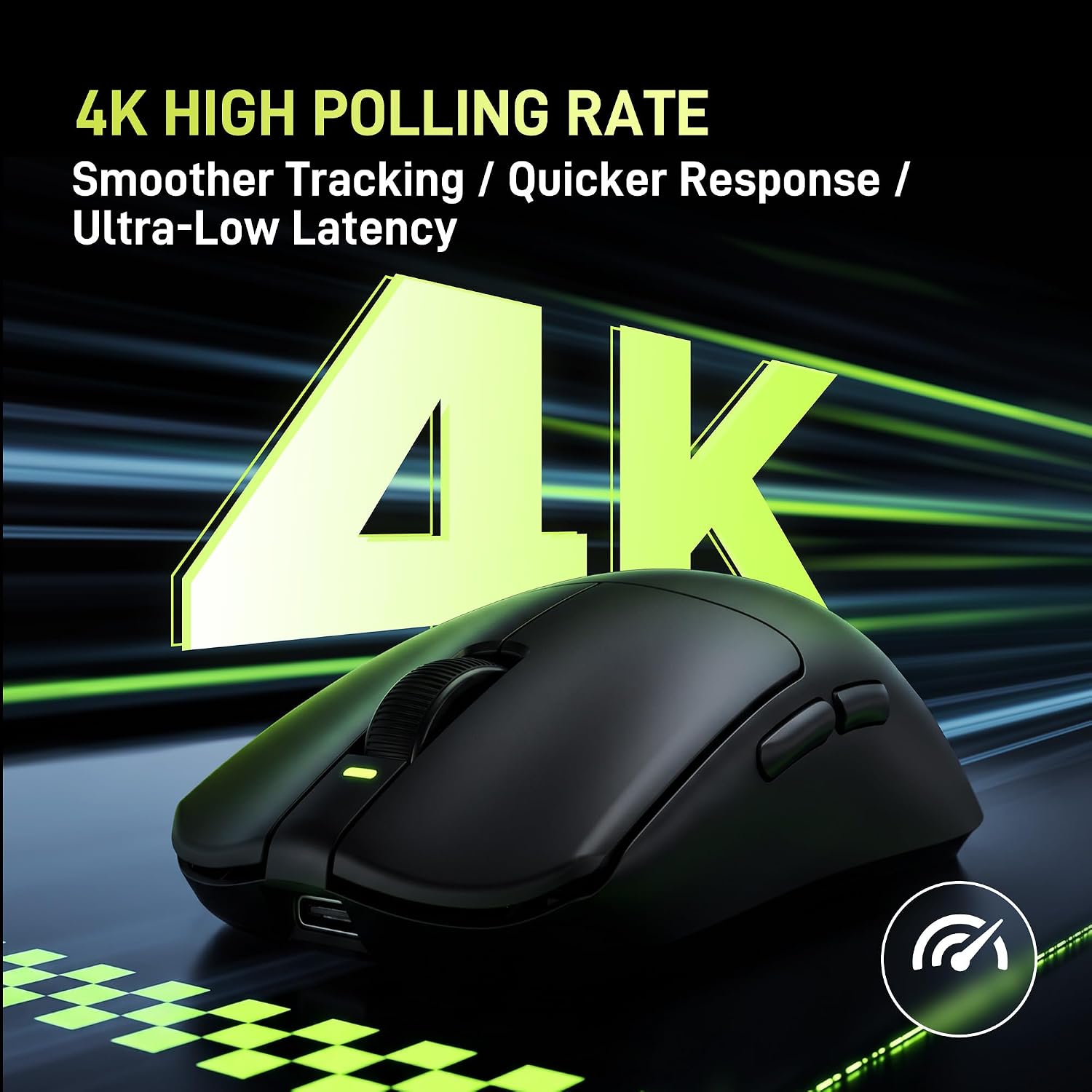 Detalle 2 de VGN Dragonfly F1 Pro Wireless Gaming Mouse (49g) with PAW3395 Sensor
