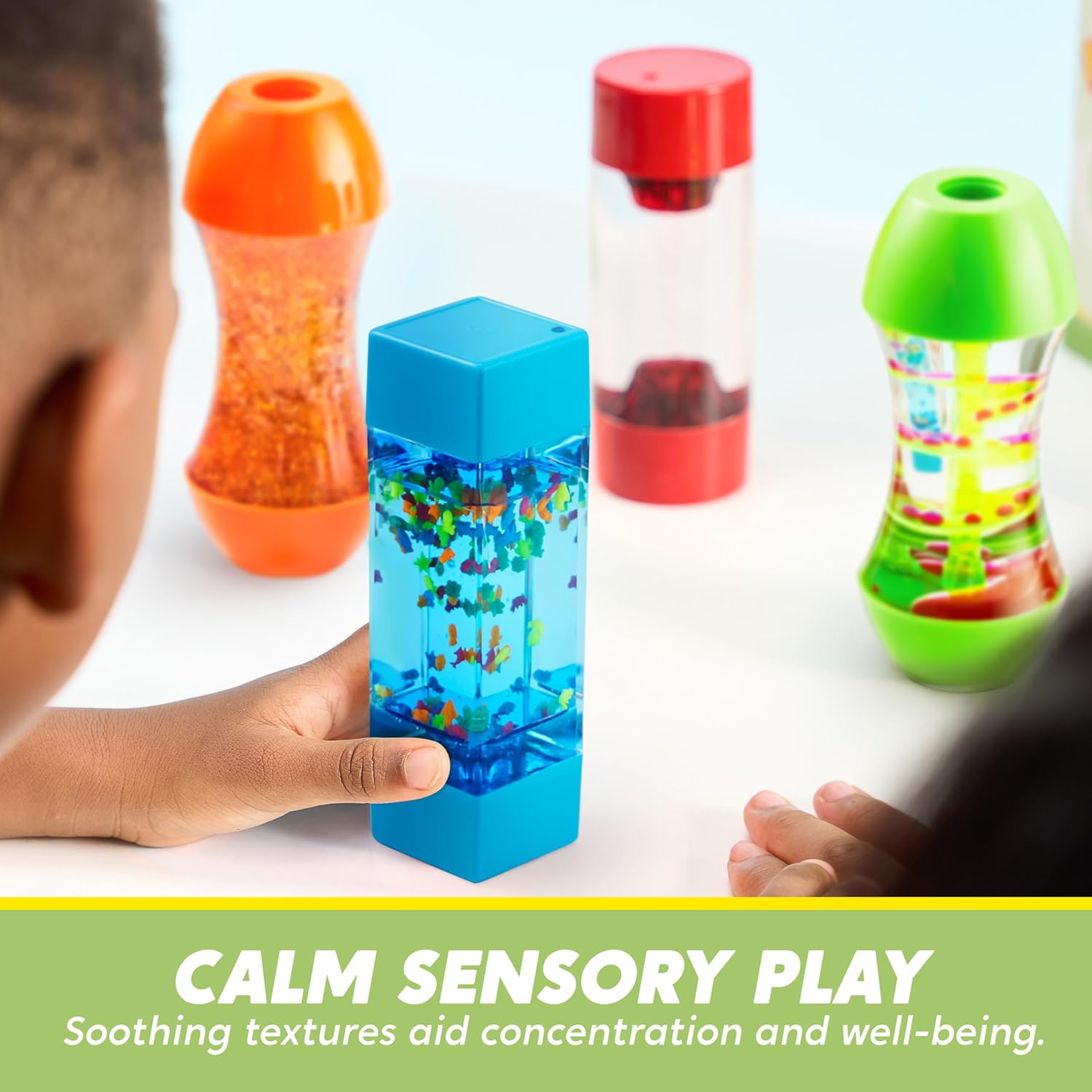 Detalle de JOYIN Liquid Motion 4-pack sensory toys 🎲