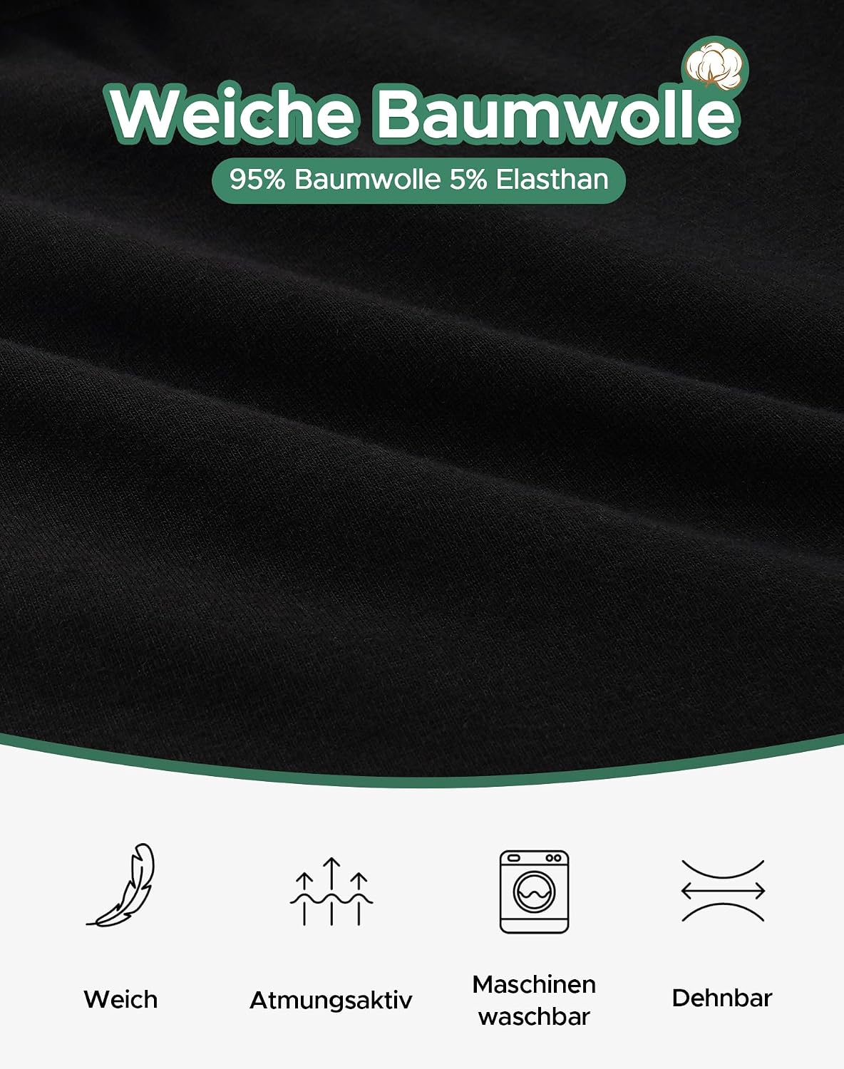 Thumbnail 4 de INNERSY Boxershorts Jungen Baumwolle 5er Pack