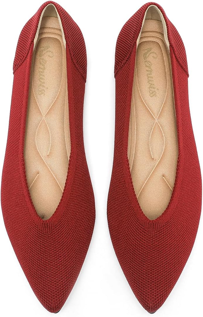 Thumbnail 5 de Semwiss Women's Ballet Flats: Comfortable Pointed-Toe Leopard Flats for Work & Casual Wear