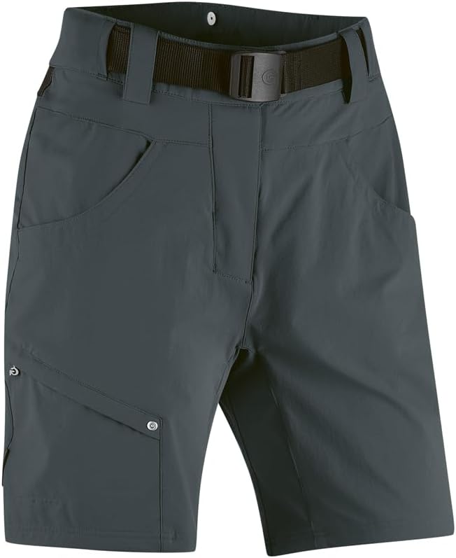 Detalle 2 de Gonso Mira Damen-Kurze Fahrradhose 2in1 mit einknöpfbarer Radunterhose und Relax Gel Comfort Sitzpolster