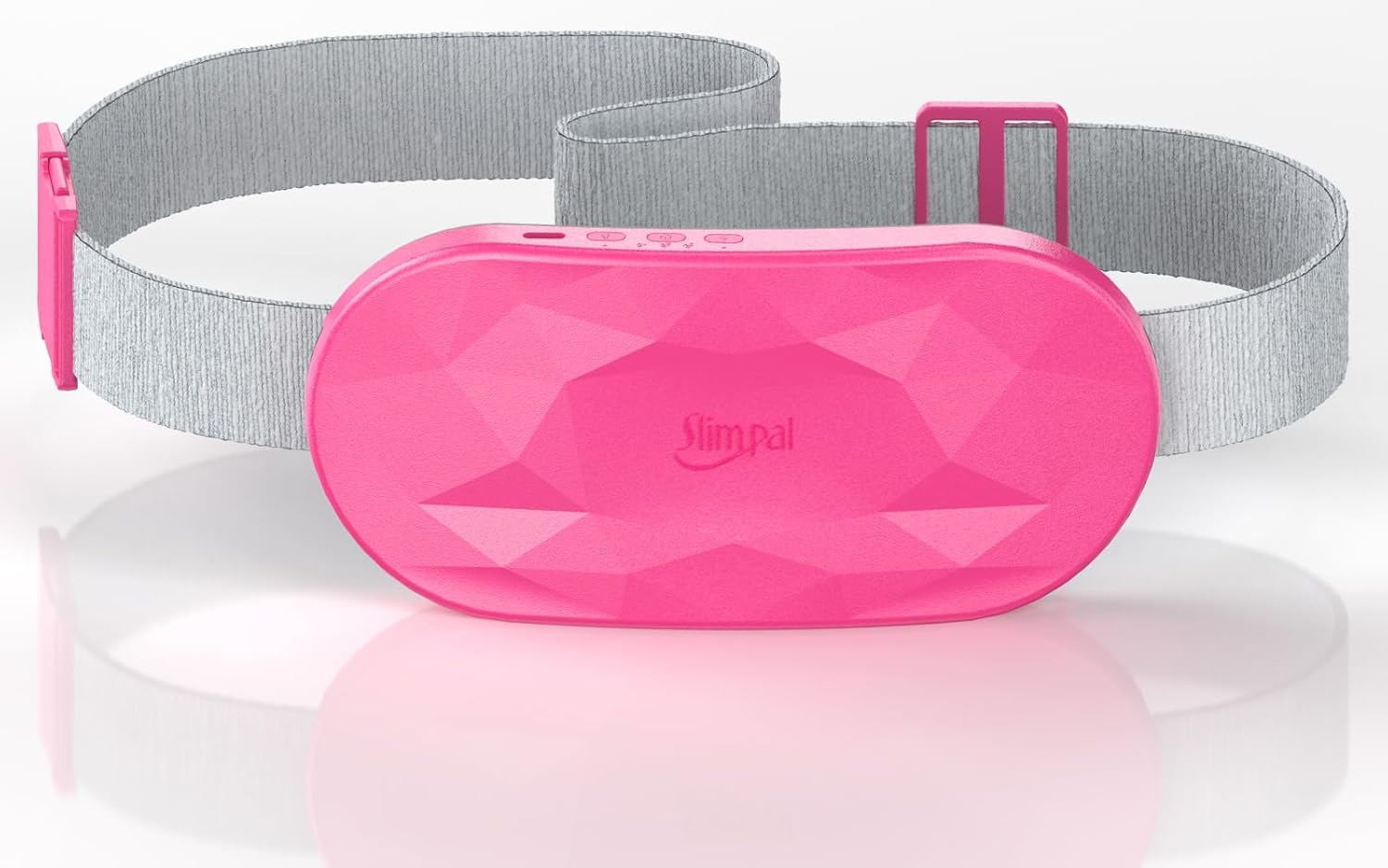 Detalle de Slimpal AI Heat Pads for period pain relief – cordless heat belt in bright pink