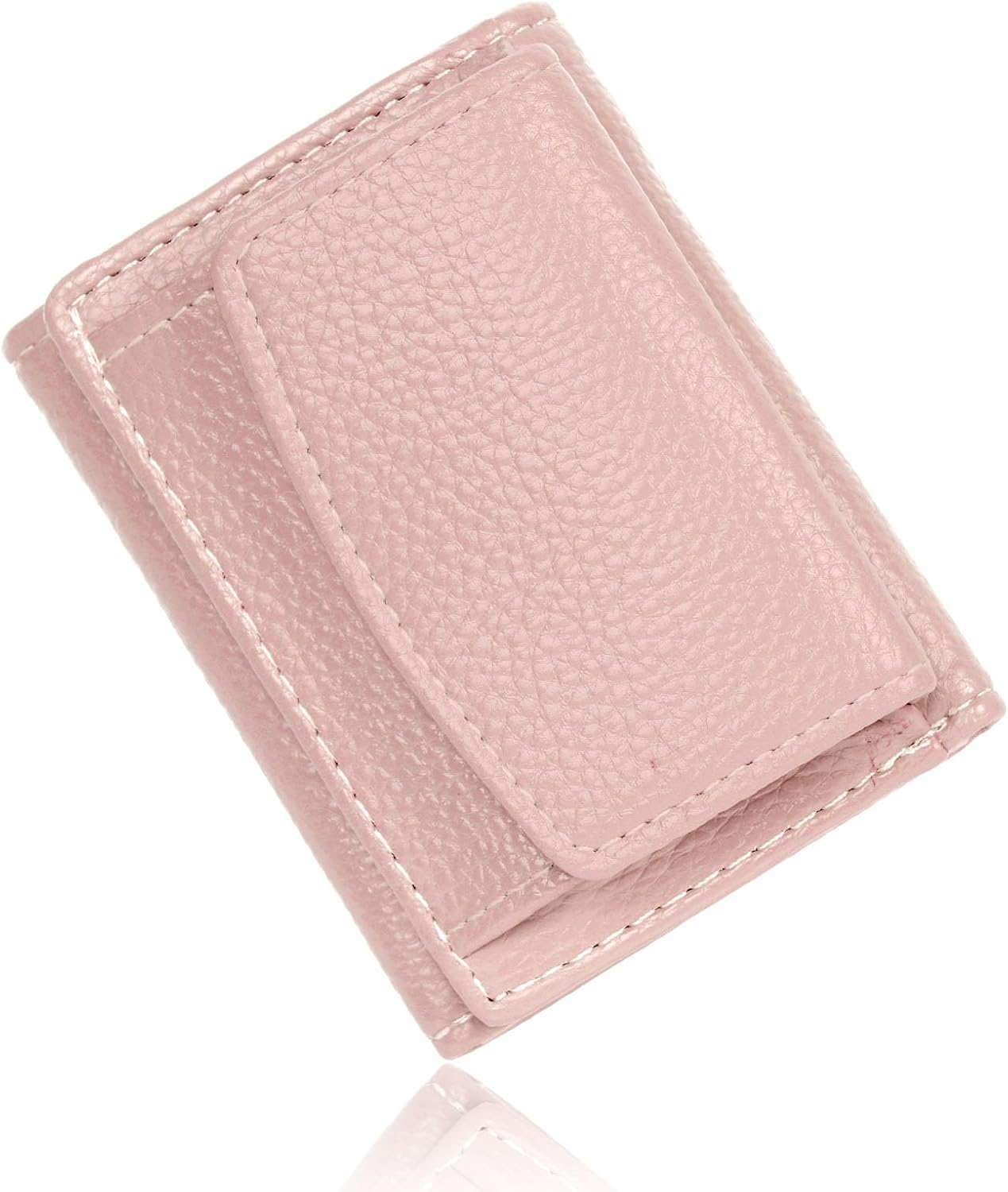 Aucuu portafoglio donna piccolo in pelle con portamonete e scomparti carte