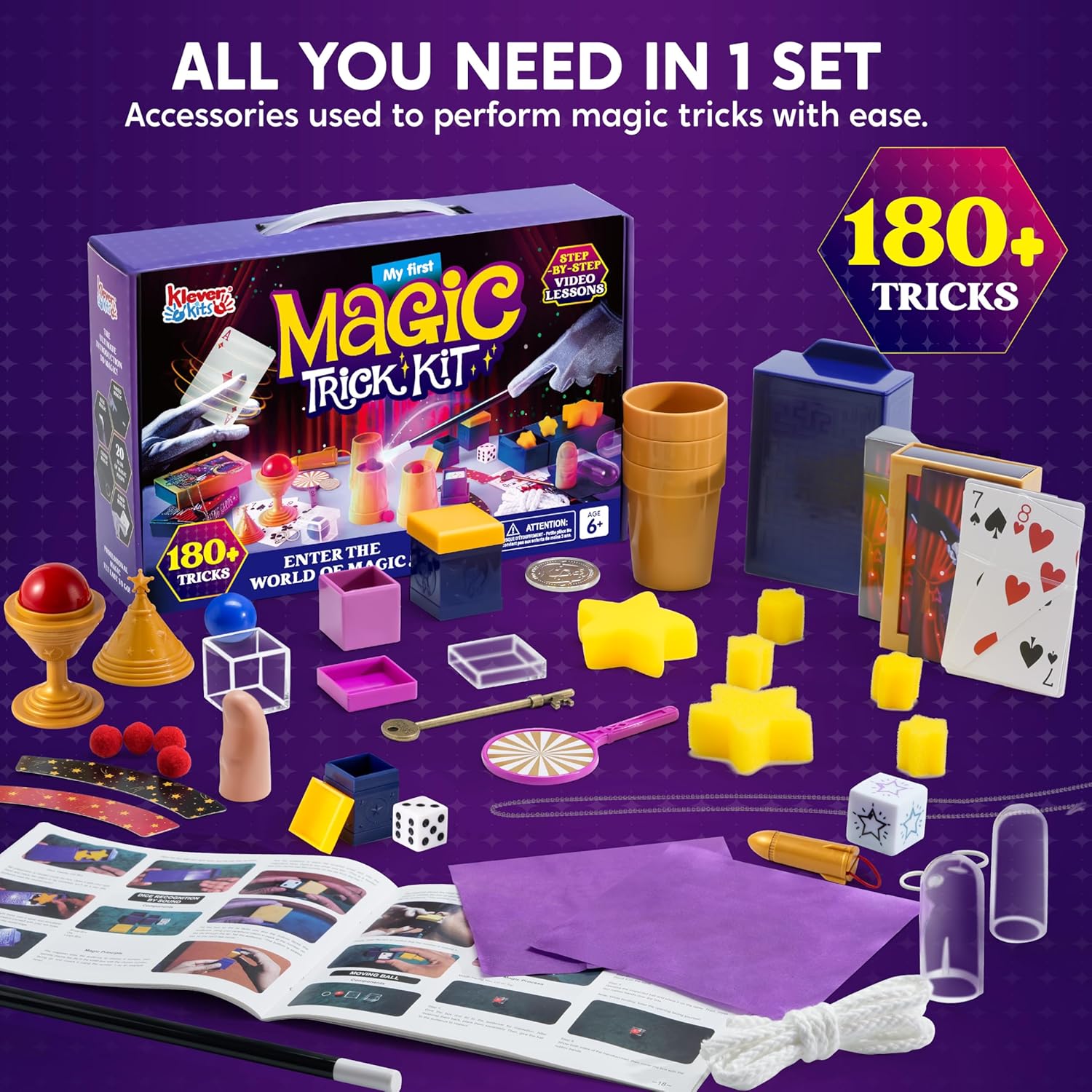 Thumbnail 3 de Klever Kits 180+ My First Magic Trick Kit