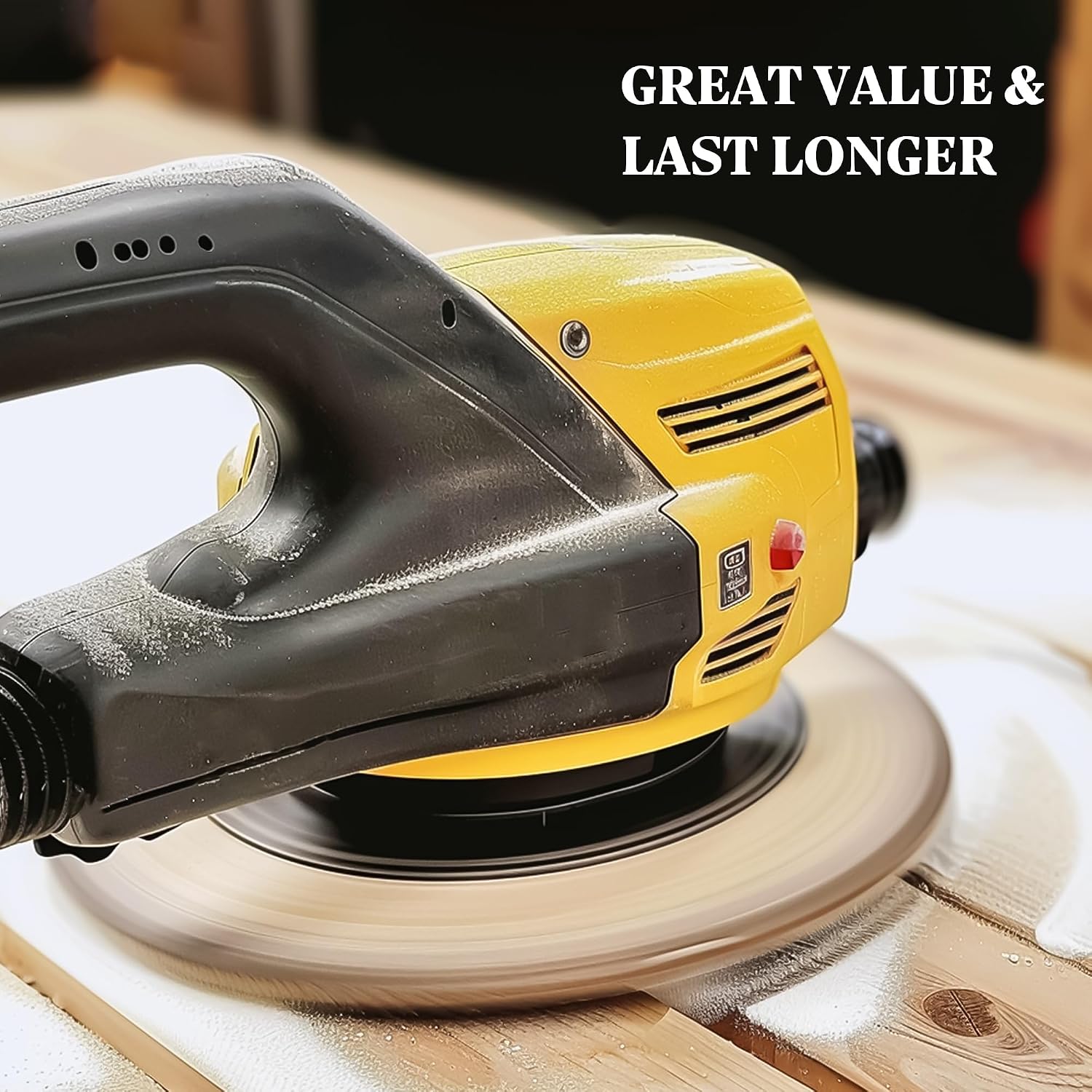 Detalle de SATC 110PCS 150mm Sanding Discs – 6 Holes, Hook & Loop, 150mm Orbital Sander Discs (40–1000 Grits)