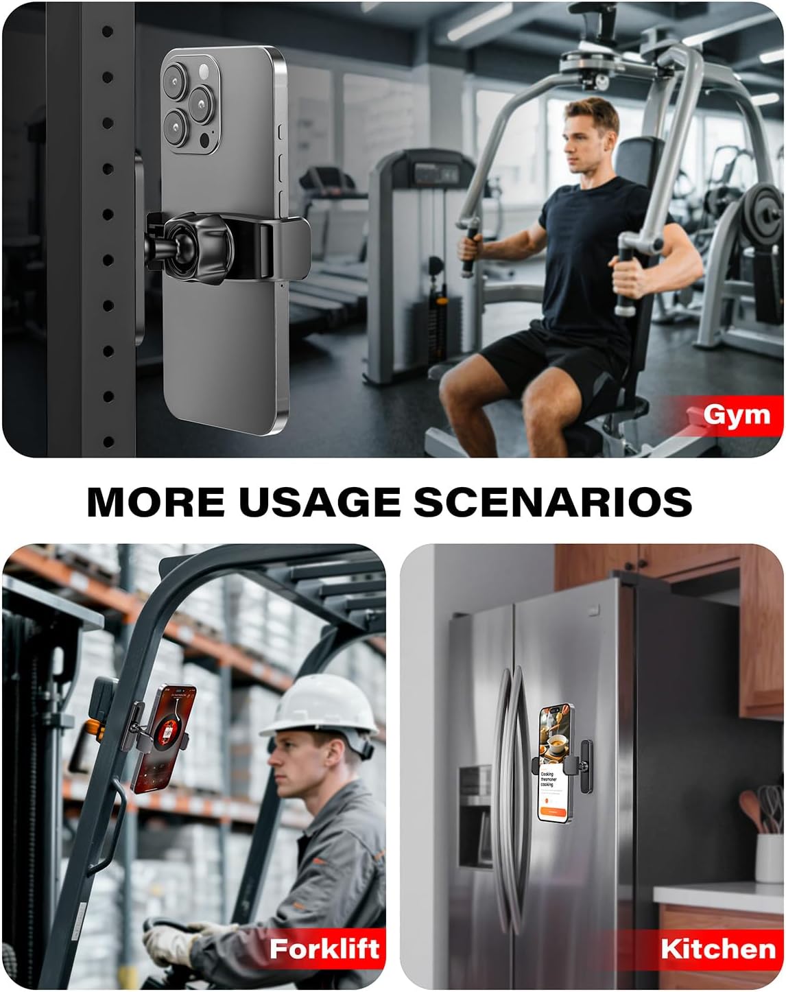 Thumbnail 6 de APPS2Car Magnetic Gym Phone Holder, Alloy