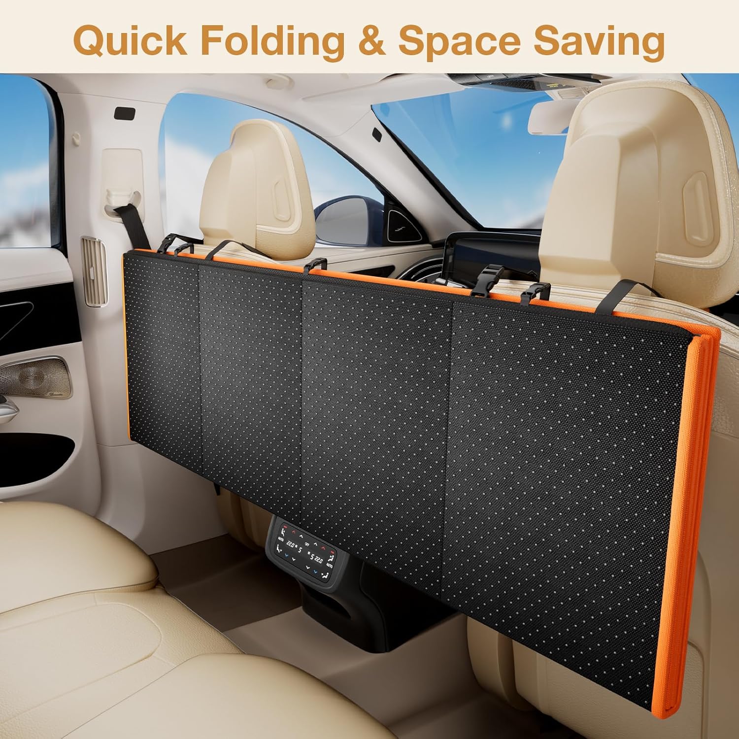 Detalle 2 de pecute Back Seat Extender for Dogs waterproof dog hammock