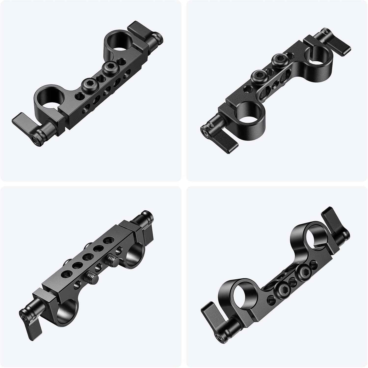 Thumbnail 1 de SMALLRIG Dual Rod Clamp 15 mm