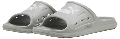 Detalle de PUMA Divecat Dry Chancla Unisex – DRY Gray/Echo-White, Talla 40.5