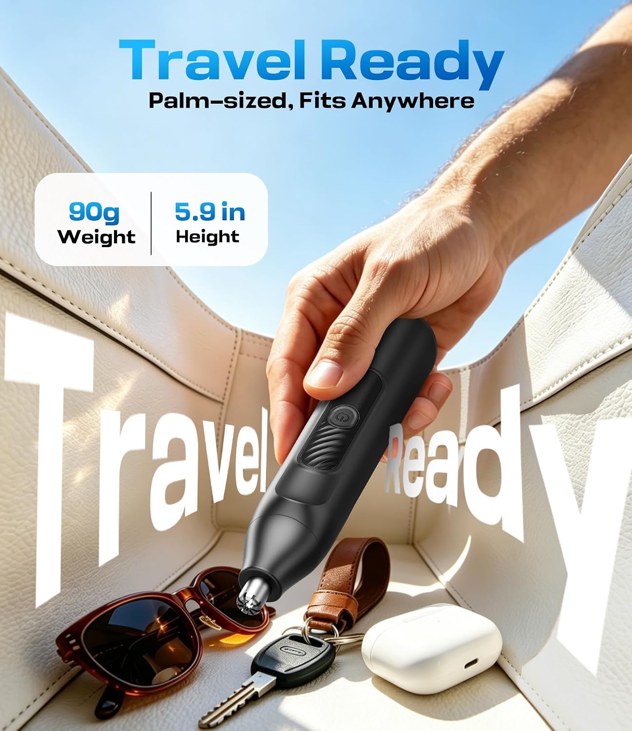 Thumbnail 6 de Nose Hair Trimmer 3-in-1 for Men and Women – Rechargeable USB-C with LED Display