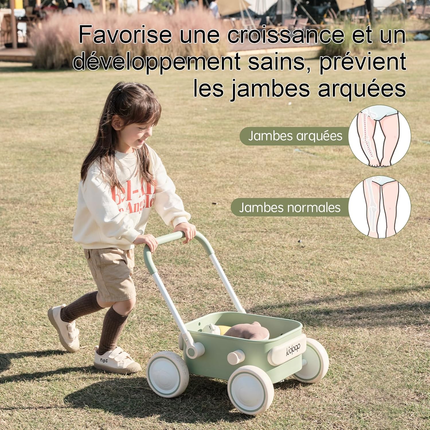 Thumbnail 3 de Kidpop PULA trotteur bébé multifonction (chariot de marche) vert, pour 7 mois à 3 ans