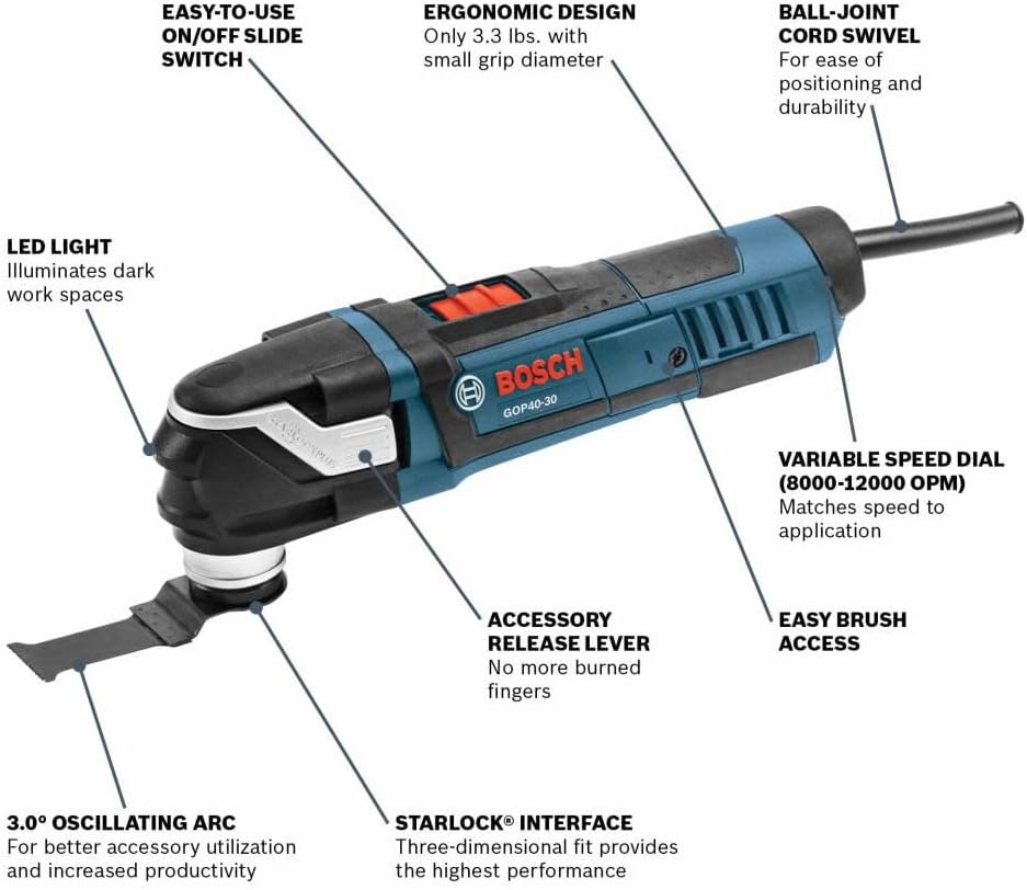Thumbnail 2 de Bosch Oscillating Multi-Tool GOP40-30B