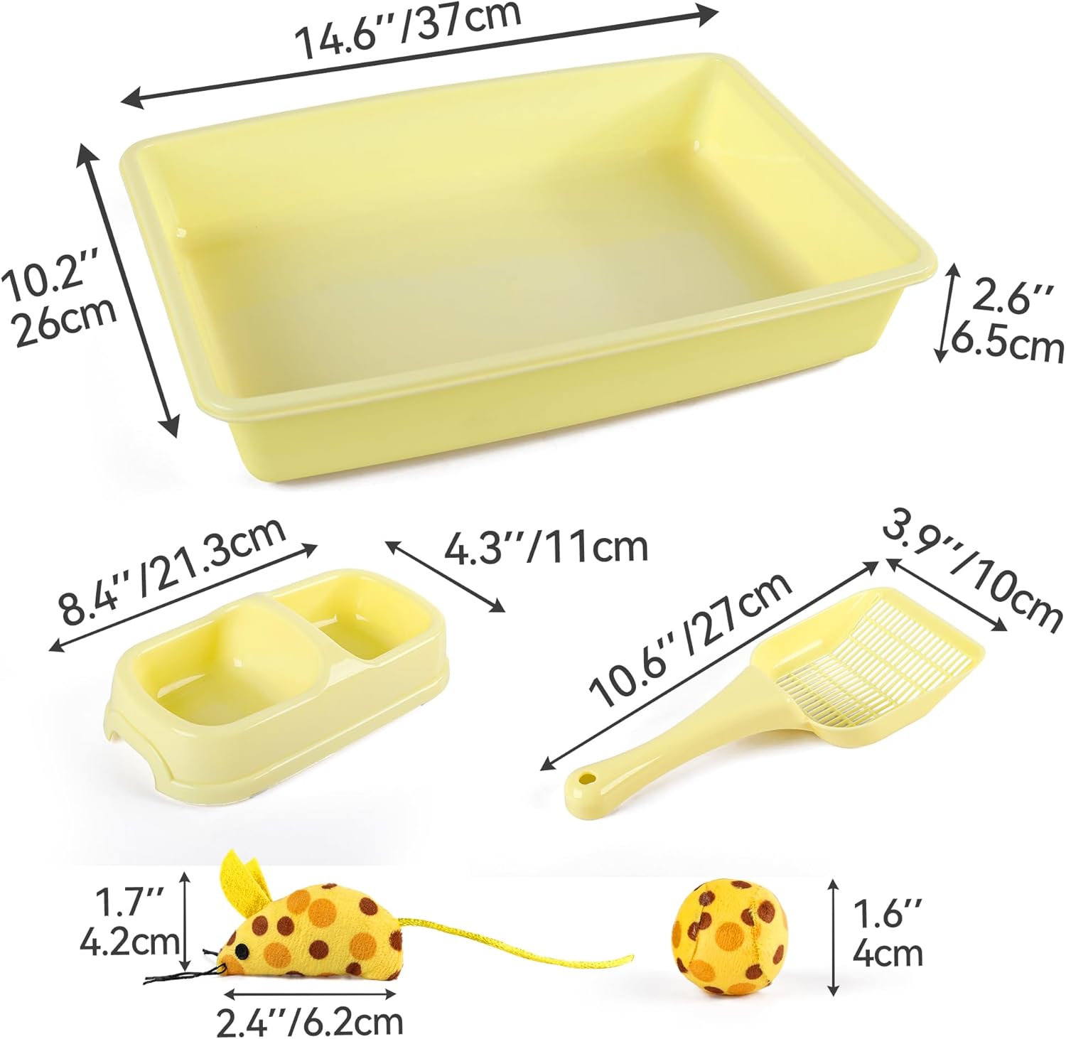 Detalle de PAWISE Cat Accessories set of 4