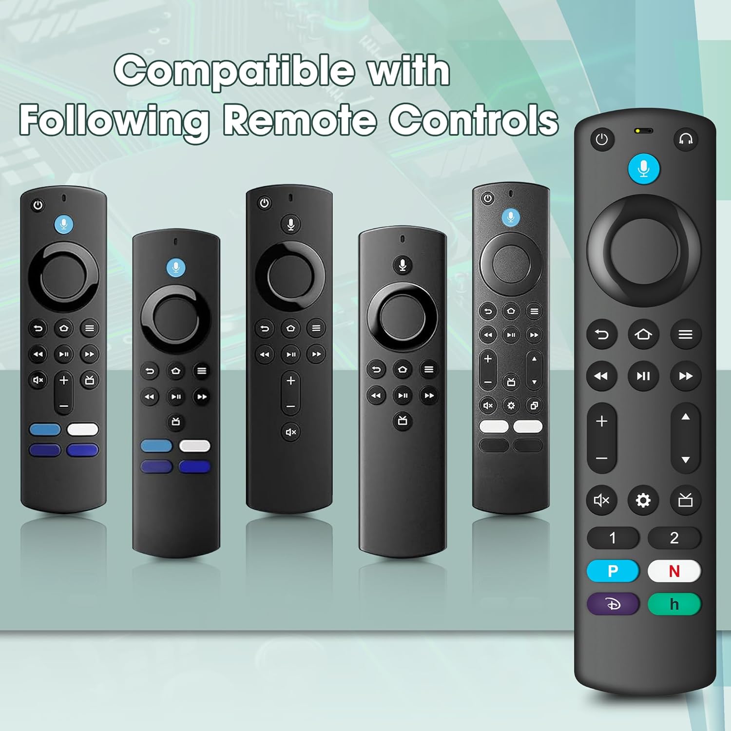 Thumbnail 2 de Replacement Remote Control for Insignia Fire TV Stick & Smart TV (Voice Search, Shortcuts, Headset Button) – TV Stick 2nd/3rd Gen & Cube