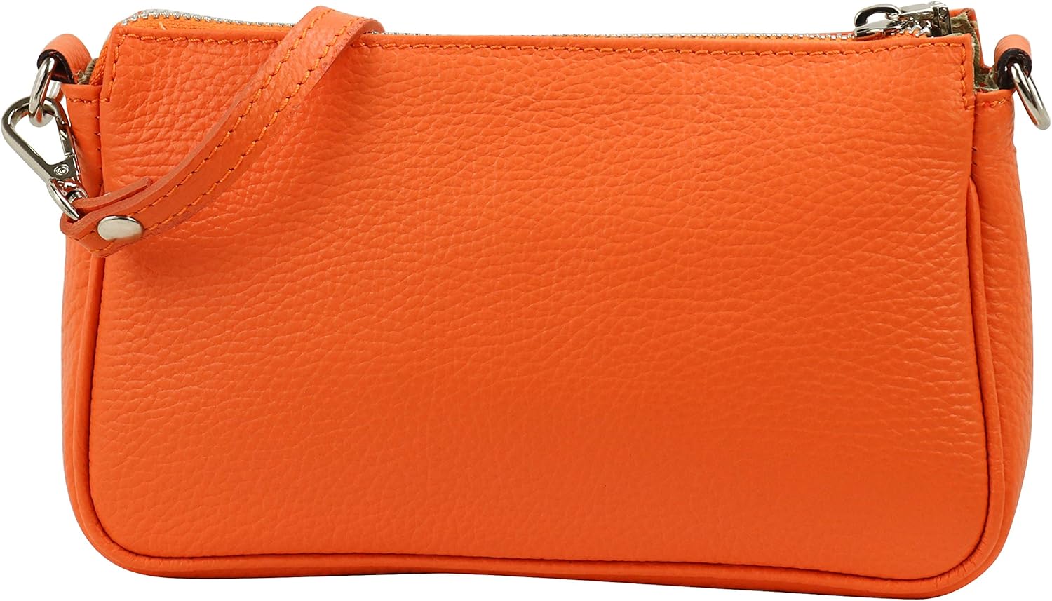 Detalle de SH Leder Jennie G323 – Borsa a tracolla in vera pelle 23x13 cm