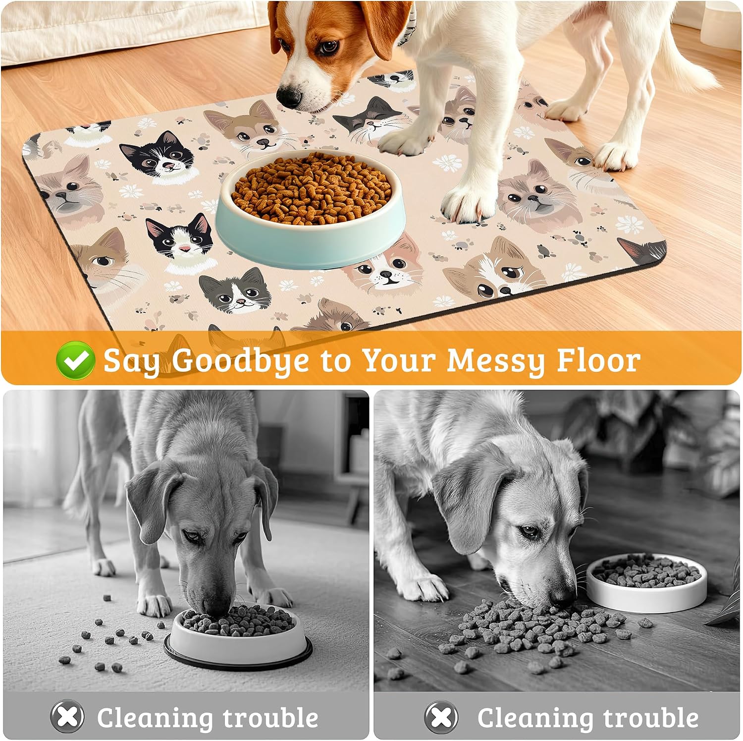 Detalle 2 de Pet Feeding Mat 16" x 24
