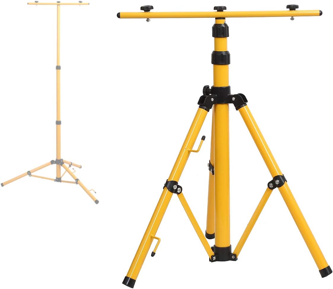 Detalle de TOPWAY Led-Flutlicht-Stativ – Höhenverstellbares Stativ für Baustrahler bis 160 cm
