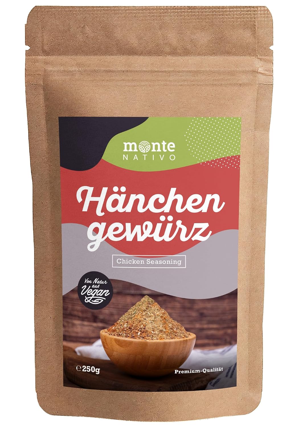 Detalle de Hähnchengewürz Monte Nativo (250 g) – Brathähnchen Gewürz mit aromatischer Würze