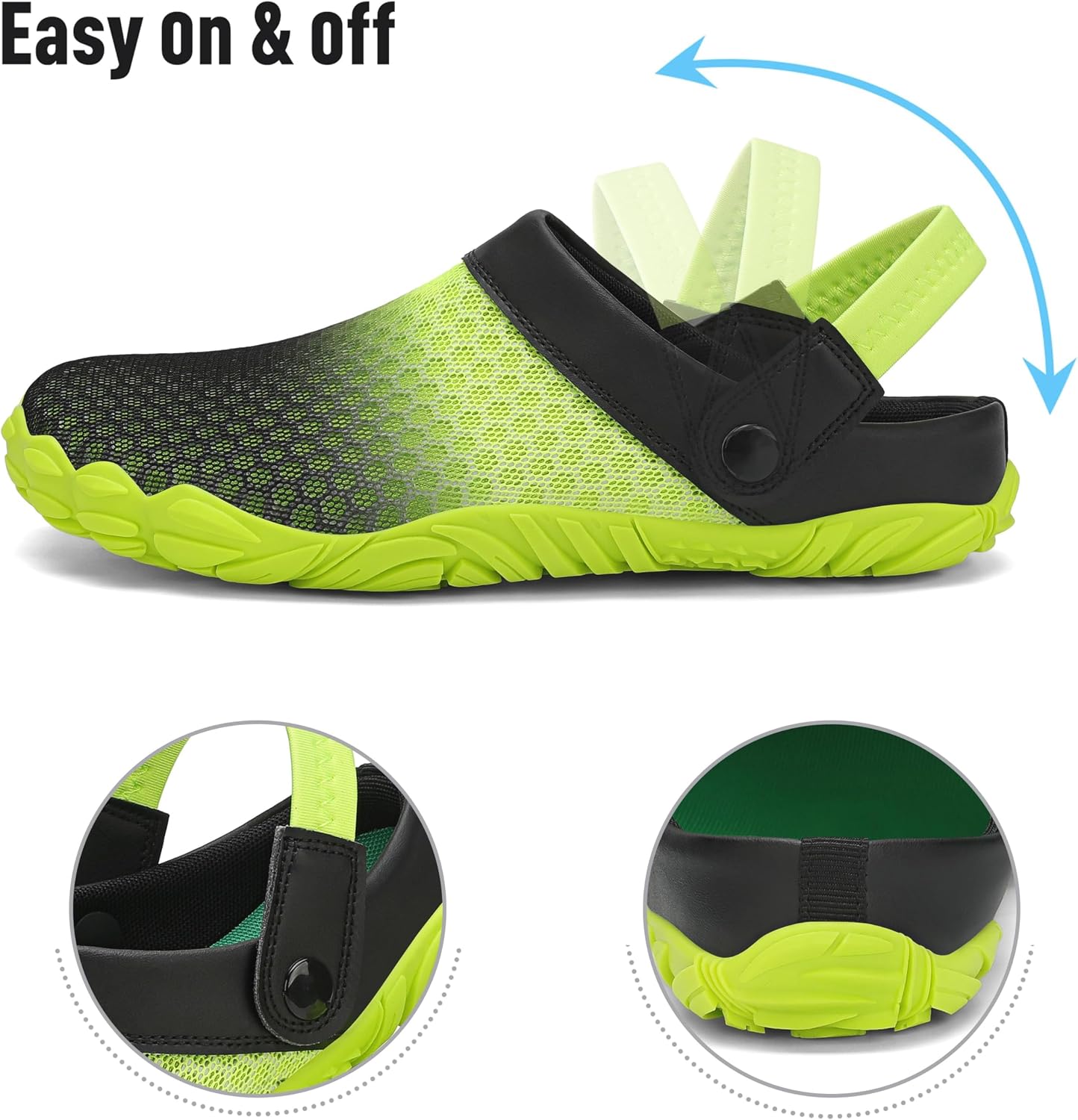 Thumbnail 4 de SAGUARO Zoccoli Unisex Sandali Traspiranti 36-48
