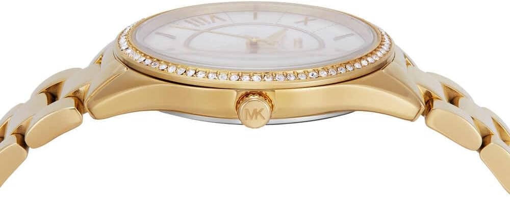 Thumbnail 3 de Michael Kors Lauryn da donna: Orologio quartz con cassa da 33 mm e cinturino in acciaio dorato
