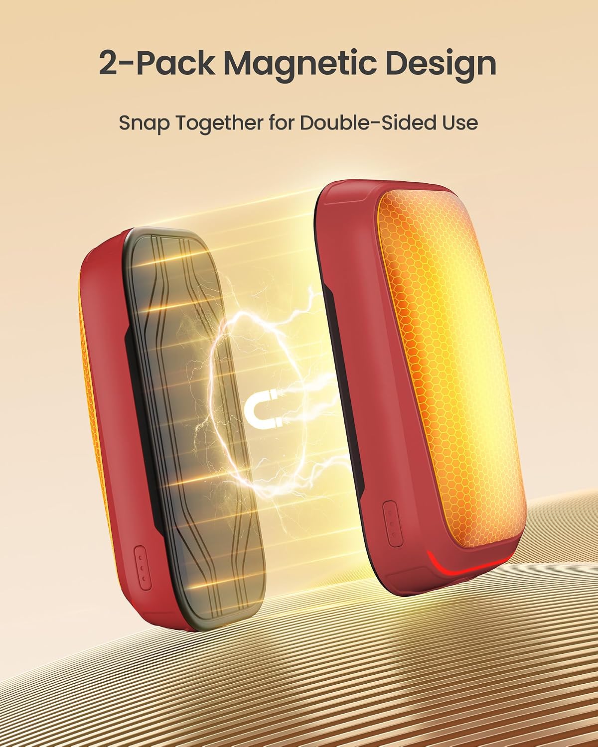 Thumbnail 6 de Gaiatop HW-07 Rechargeable Hand Warmers, Magnetic 2-Pack with 3 Heat Levels