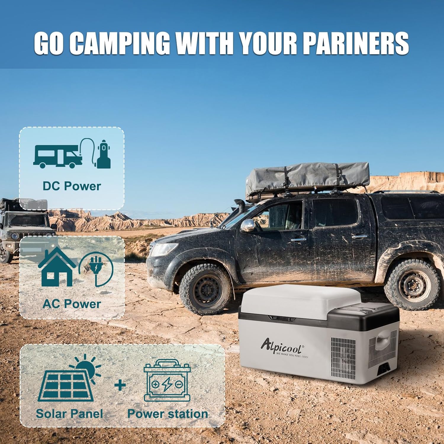 Thumbnail 5 de Alpicool EC20 20L compressor car fridge freezer 🚚