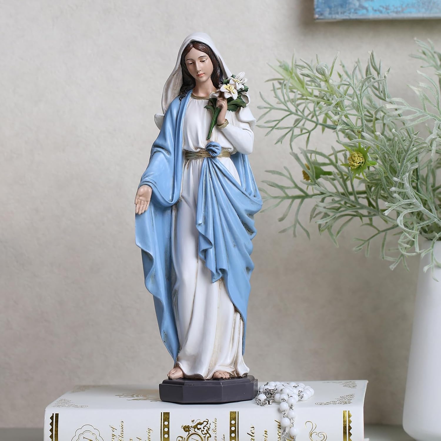 Thumbnail 1 de Grace4Joy Statue Mère Marie 10 pouces ⚜