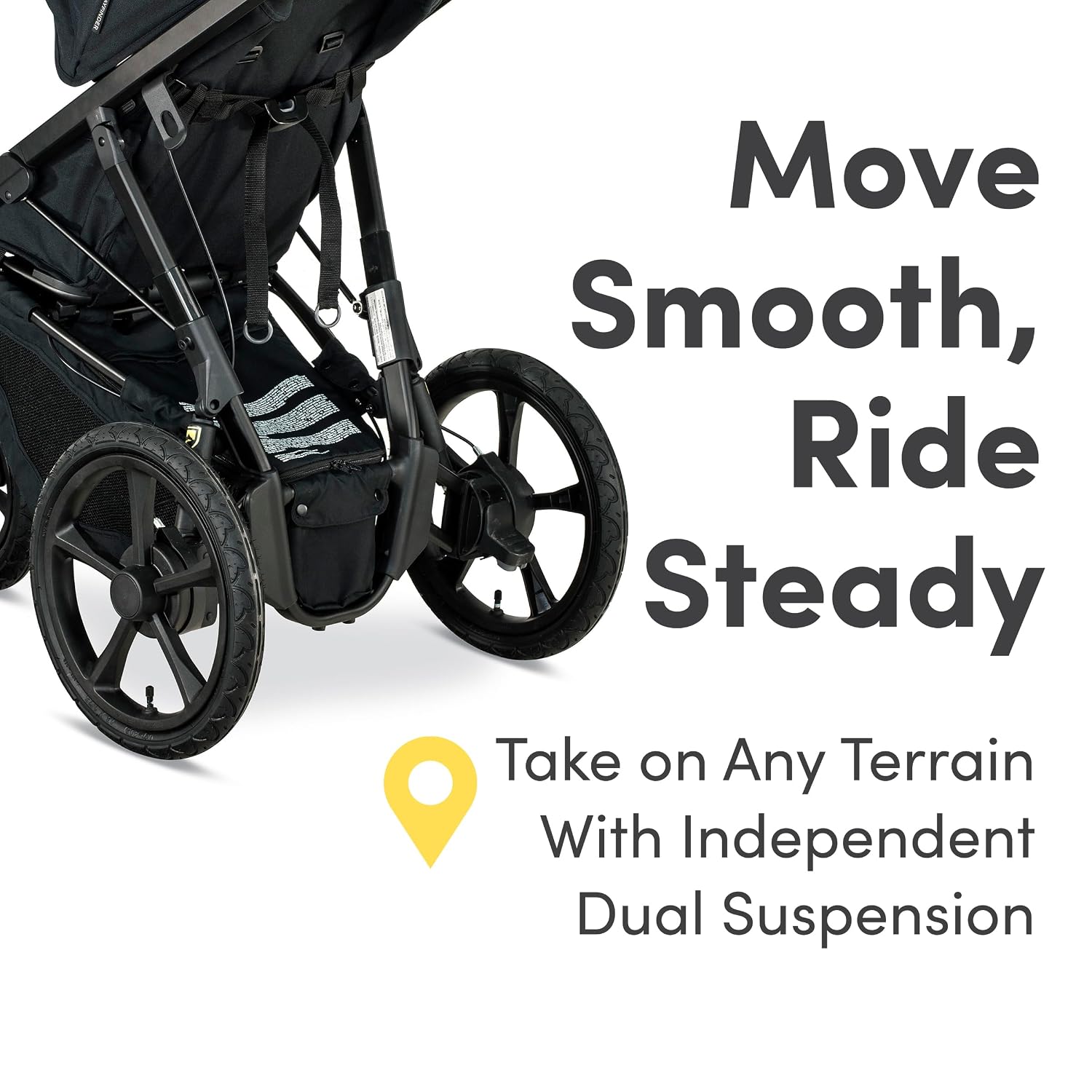 Detalle 2 de BOB Gear Wayfinder Jogging Stroller 75-lb capacity