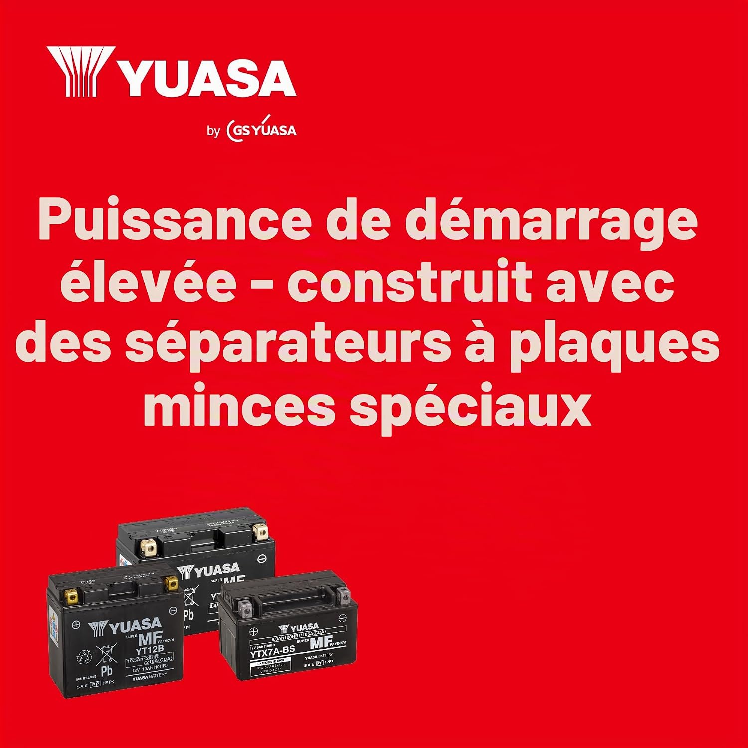 Thumbnail 5 de Yuasa YTX20HL Batterie moto 12 V 310 CCA AGM VRLA sans entretien