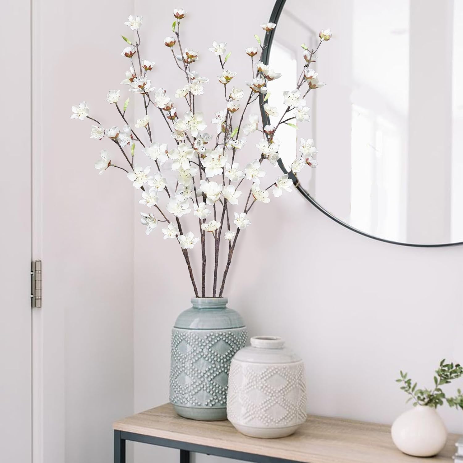 Detalle 2 de Tepaler Artificial Cherry Blossom Branches 28-Inch