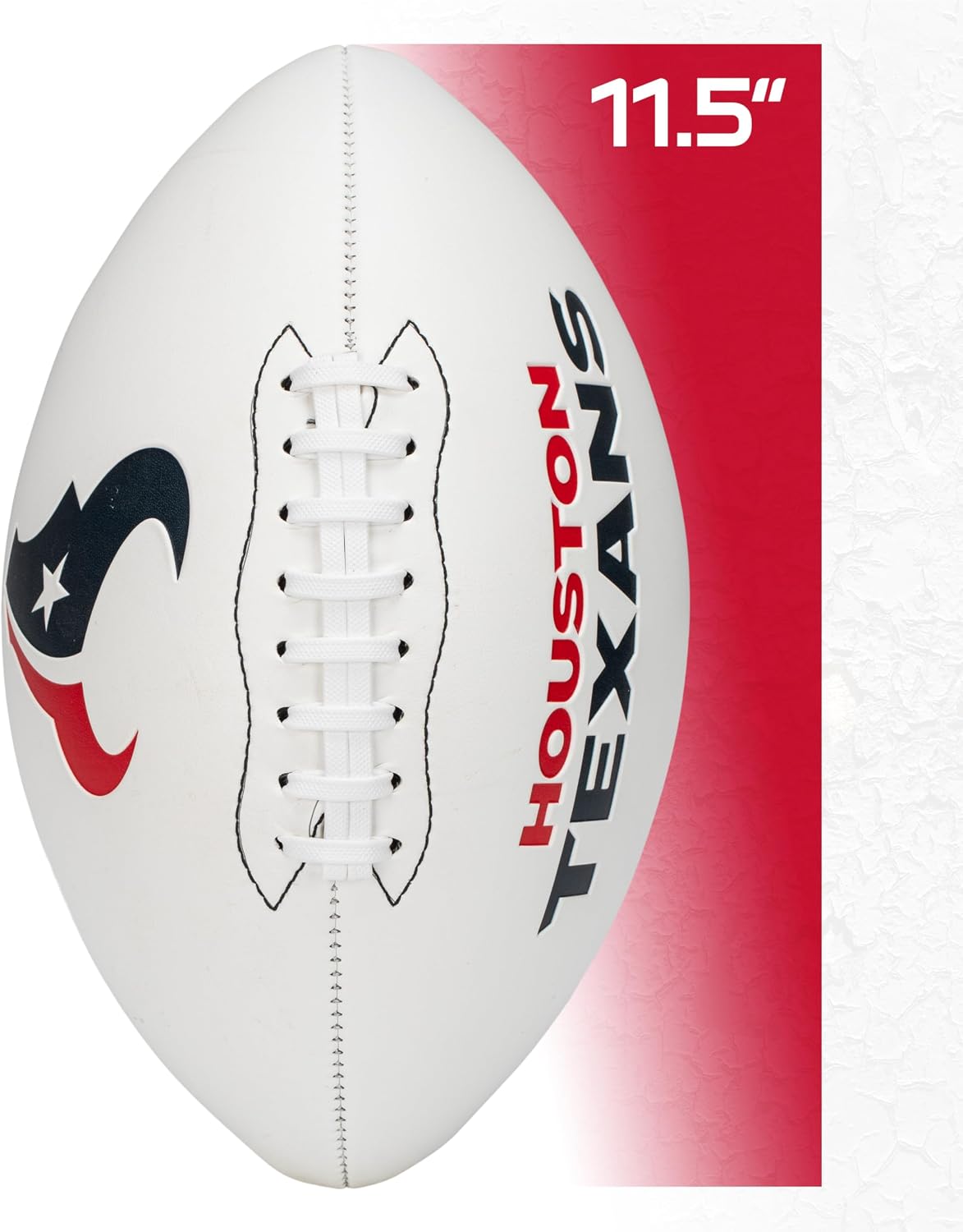 Thumbnail 1 de Franklin Sports NFL Autograph Football (Official Size, White Panels) for Houston Texans Fans