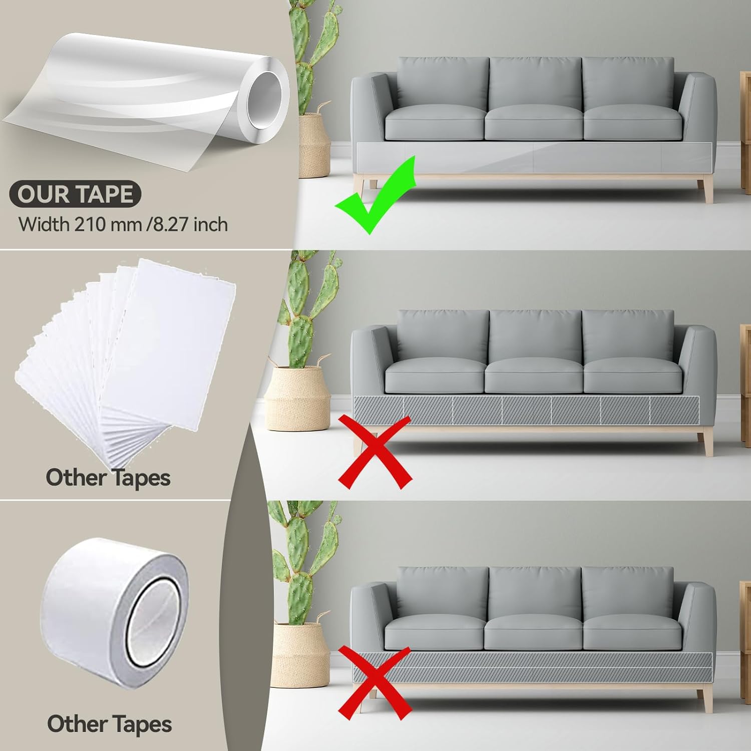 Thumbnail 3 de Kratzfolie 5 m Kratzschutz für Sofa 🐱