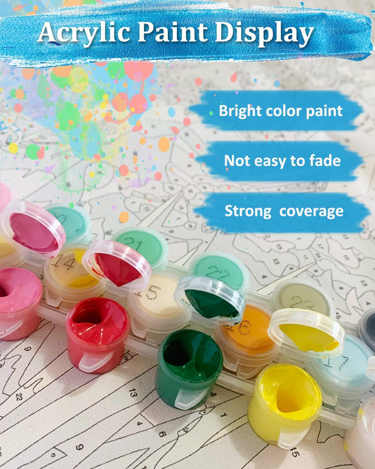 Thumbnail 3 de TOCARE Paint by Numbers Kit 16 x 20 Inch