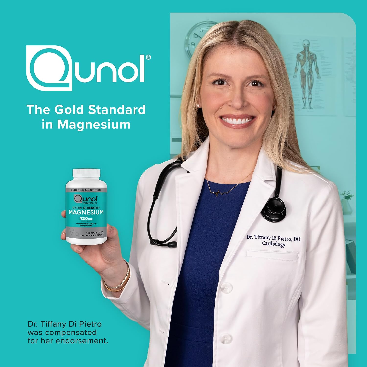 Thumbnail 6 de Qunol Magnesium 420 mg Capsules, 180 Count, Vegetarian, High Absorption