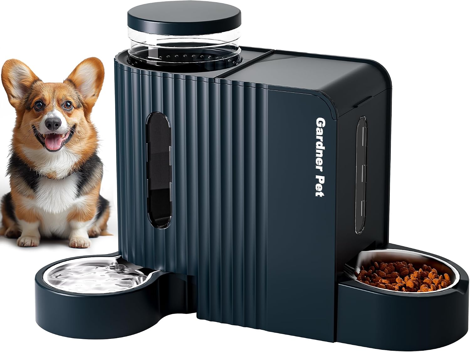 Detalle de Gardner Pet 2 in 1 Automatic Cat Feeder & Gravity Water Dispenser (6L+6L)