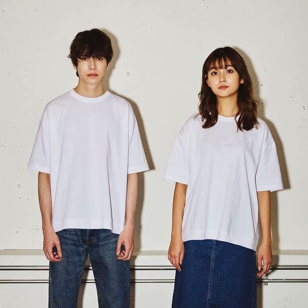 Detalle de BODY WILD 男女兼用ドロップショルダーTシャツ 持続消臭・ボックスシルエット