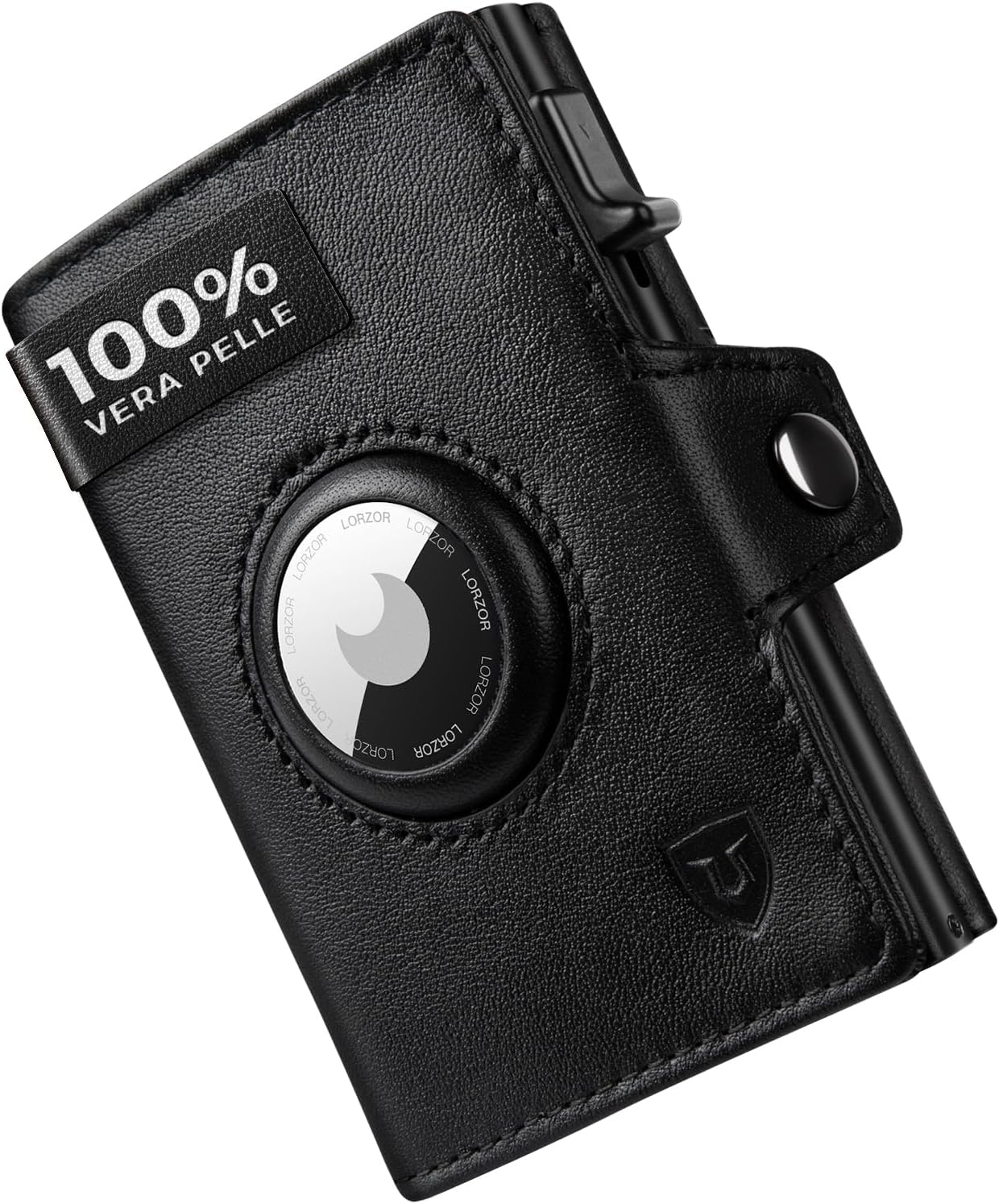 Detalle de LORZOR Portafoglio Airtag Slim 9,6 x 6,5 cm