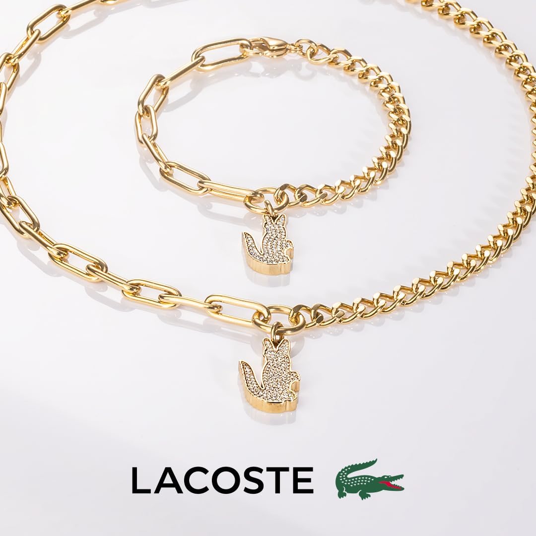 Thumbnail 5 de Lacoste Bracelet Crocodile en chaîne 19 cm