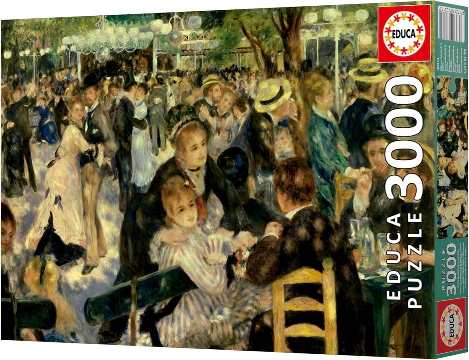 Thumbnail 2 de Puzzle Educa da 3000 pezzi per adulti “Ballare a El Moulin” (20311), 120 x 85 cm, dai 14 anni