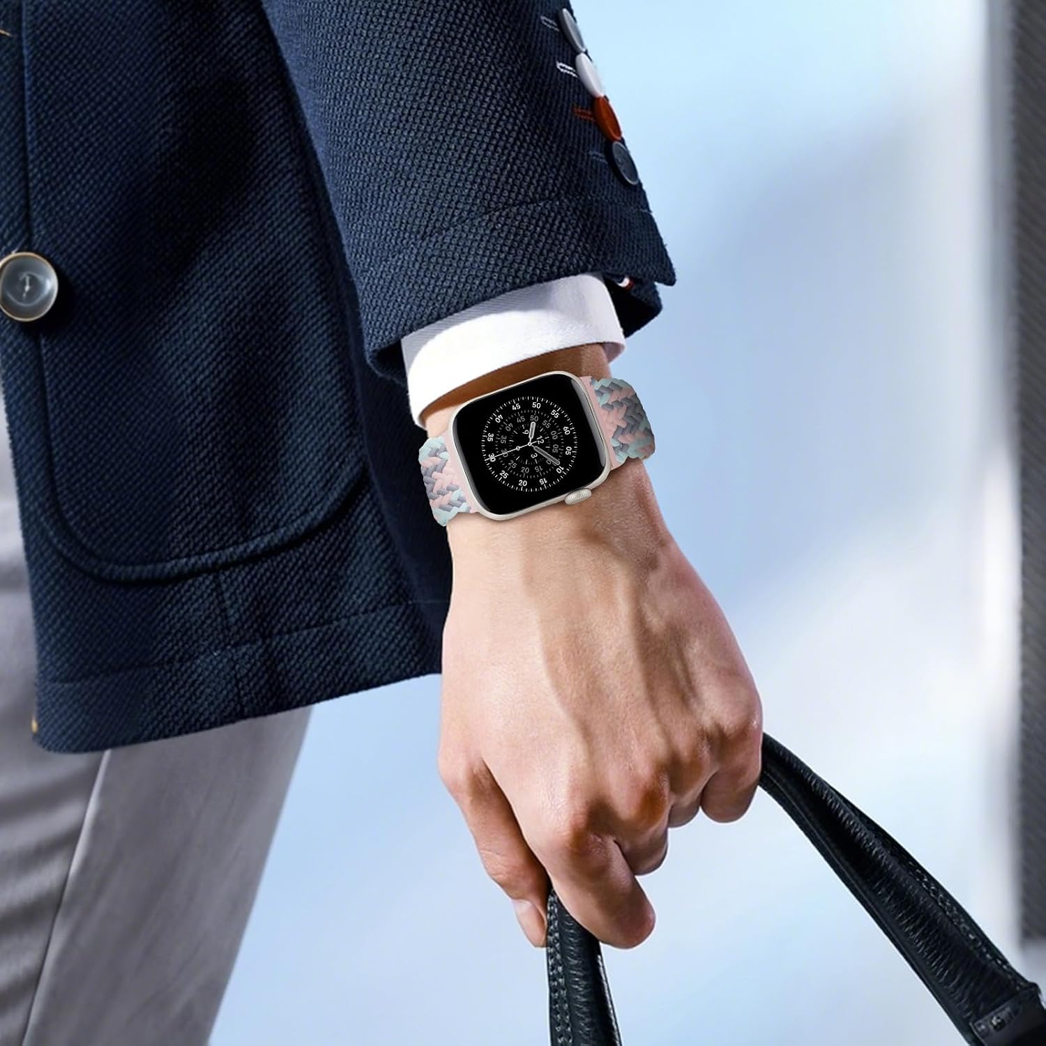 Thumbnail 6 de Jiamus Geflochtenes Armband für Apple Watch 38–49 mm