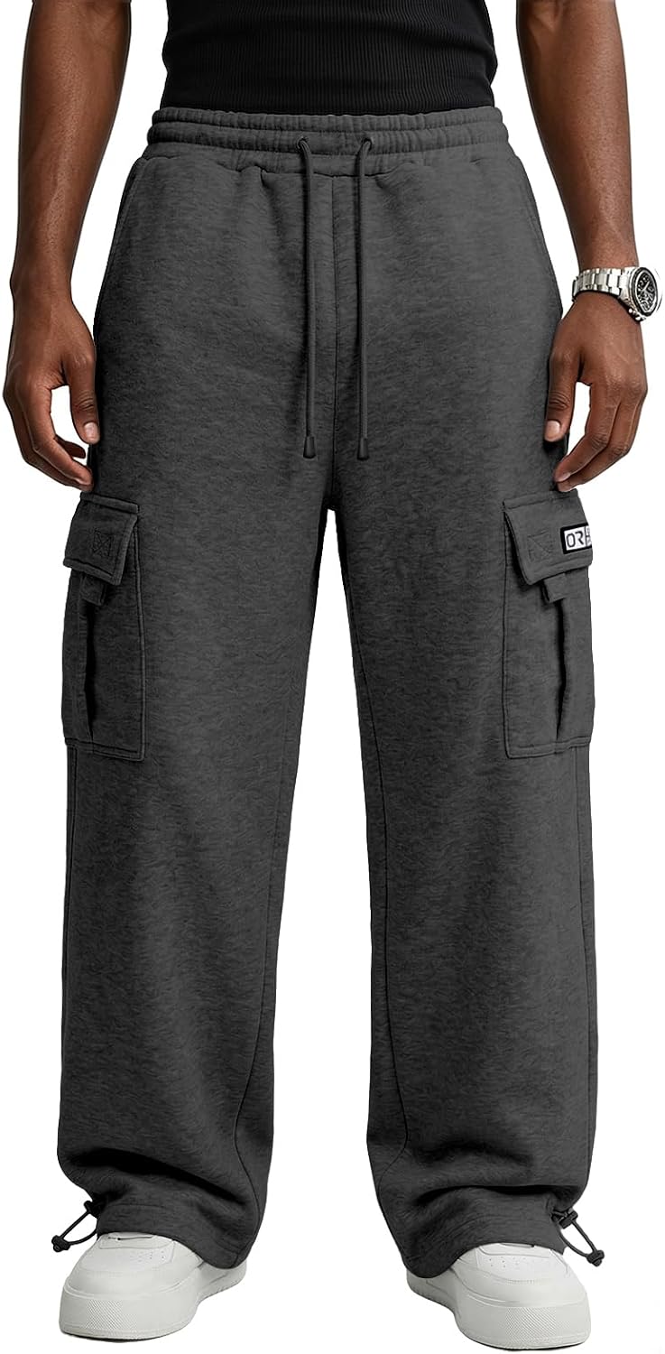 Thumbnail 4 de Men's Cargo Sweatpants, 65% Polyester/35% Cotton
